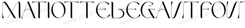 MATIOTT ELEGANT FONT字体转换